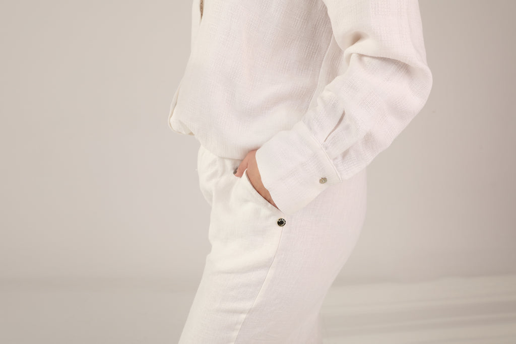 White pants