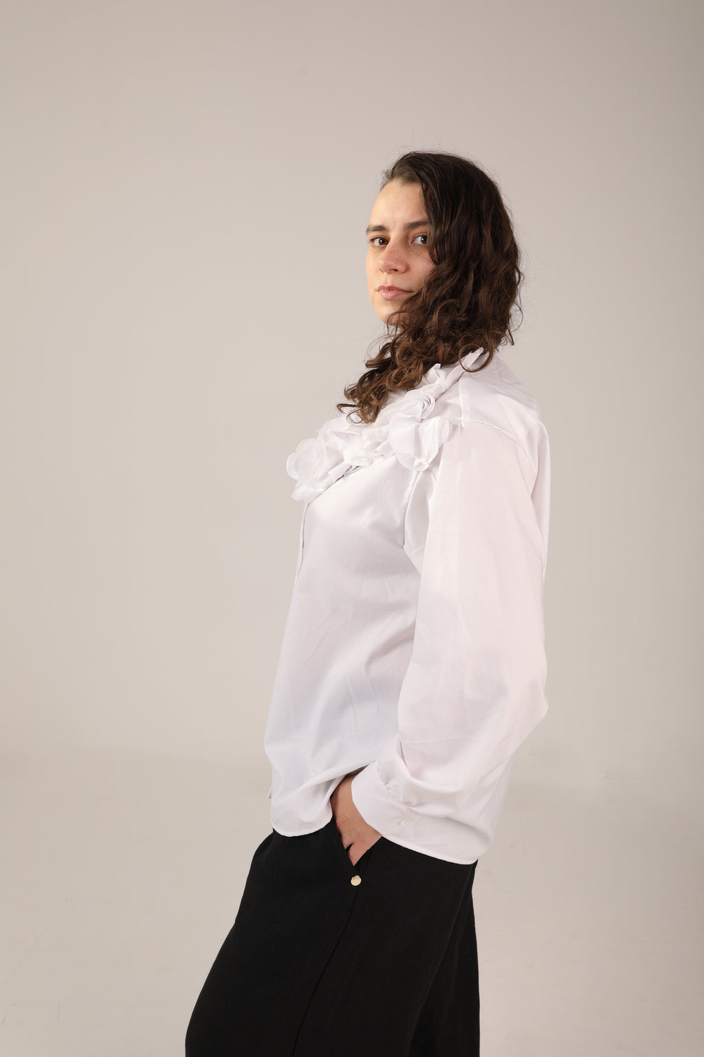 White fnacy shirts