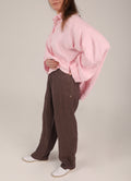Pants red grape